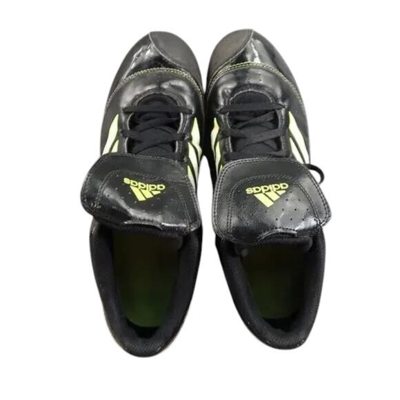 Adidas Shoes Womens 9 Cleats Softball Athletic Sport Active Lace Up Black Green - Picture 9 of 16